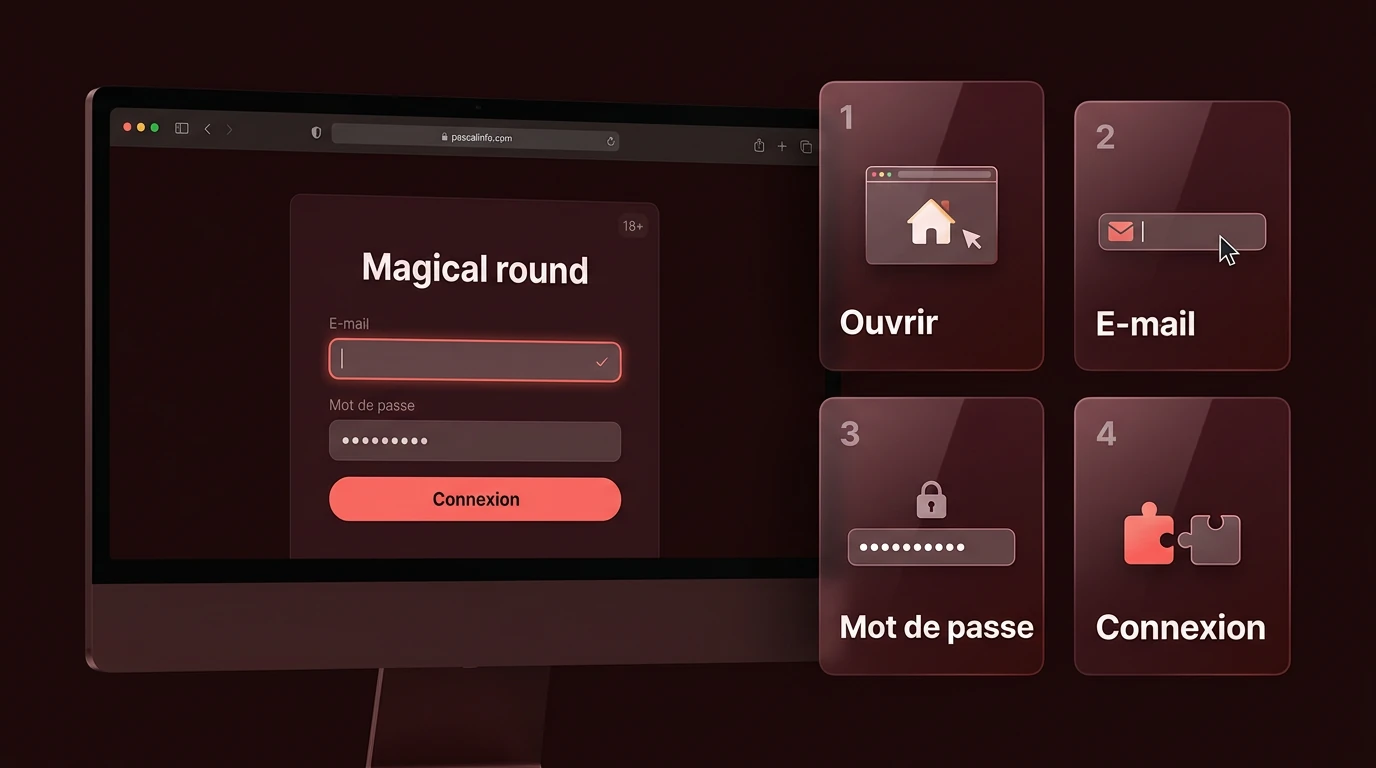 Étapes pour se connecter à son compte