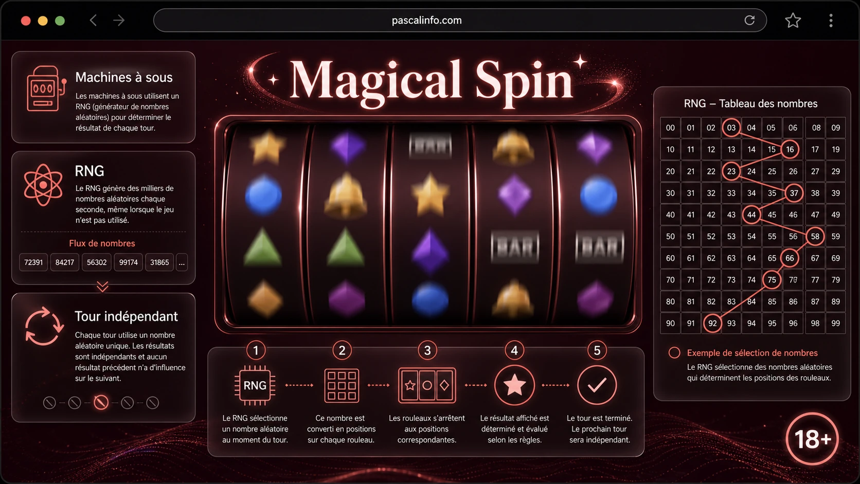 Présentation des magical slots